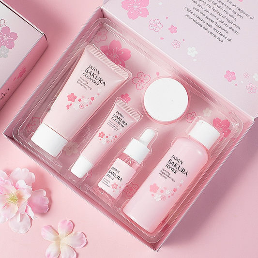 5-Piece Japanese Sakura Skincare Set