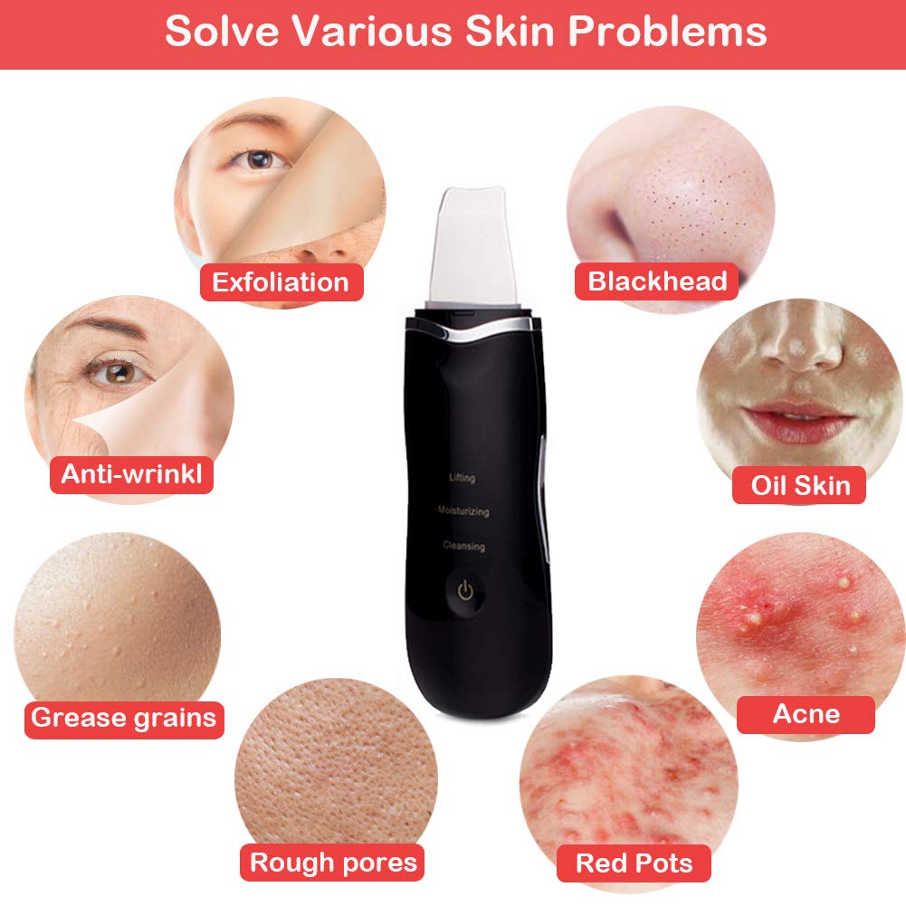 Ultrasonic Skin Renewer Scrubber