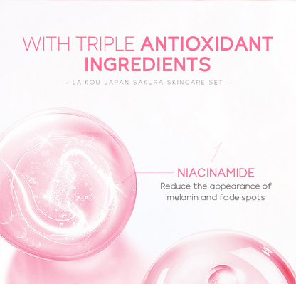 5-Piece Japanese Sakura Skincare Set